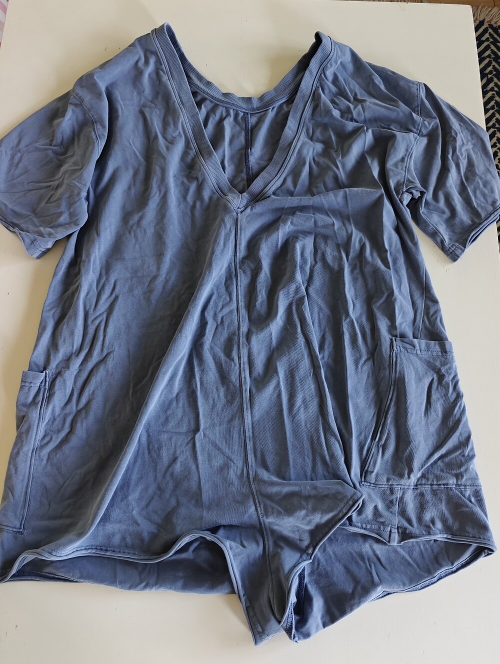 FREE PEOPLE MOVEMENT HOT SHOT TEE ROMPER - SKYLINE - Picture 6 of 16